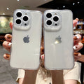 Angel eye clear case for apple 16 pro, full coverage drop-proof iphone xs, beautiful eye straight edge precision hole tpu case