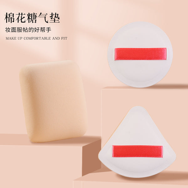Triangular marshmallow puff, super soft without powder, air cushion puff, wet and dry air beauty tool