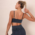 European and american washed jacquard seamless sports bra cut out braid fitness sling intimates yoga wear sports vest for women