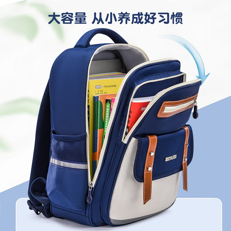 New cloud schoolbag 1-3-6 grade primary school students schoolbag boys and girls reduce the burden of children large capacity backpack