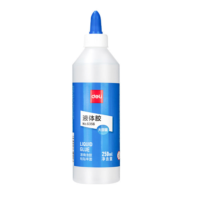 Deli Stationery 6356 Glue Liquid Glue Vat 250ml Liquid Transparent Glue