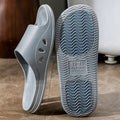 2023 new men's slippers - outdoor wear, summer, home use, non-slip, thick sole, indoor house slippers, women's one-strap sandals