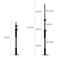 Handheld telescopic pole top flash led light outdoor shooting light outdoor portable light stand photography extension cross arm bracket