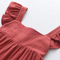 Trendy korean & japanese summer dresses: runaway princess sundresses, new solid color tiered dresses for baby girls