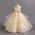 New wholesale girls' dresses, beaded butterfly wedding gowns, princess dresses, piano recital dresses, girl dress