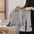 Girls' sweater two-piece set: new autumn  collection - cartoon sweater and pants set for little girls
