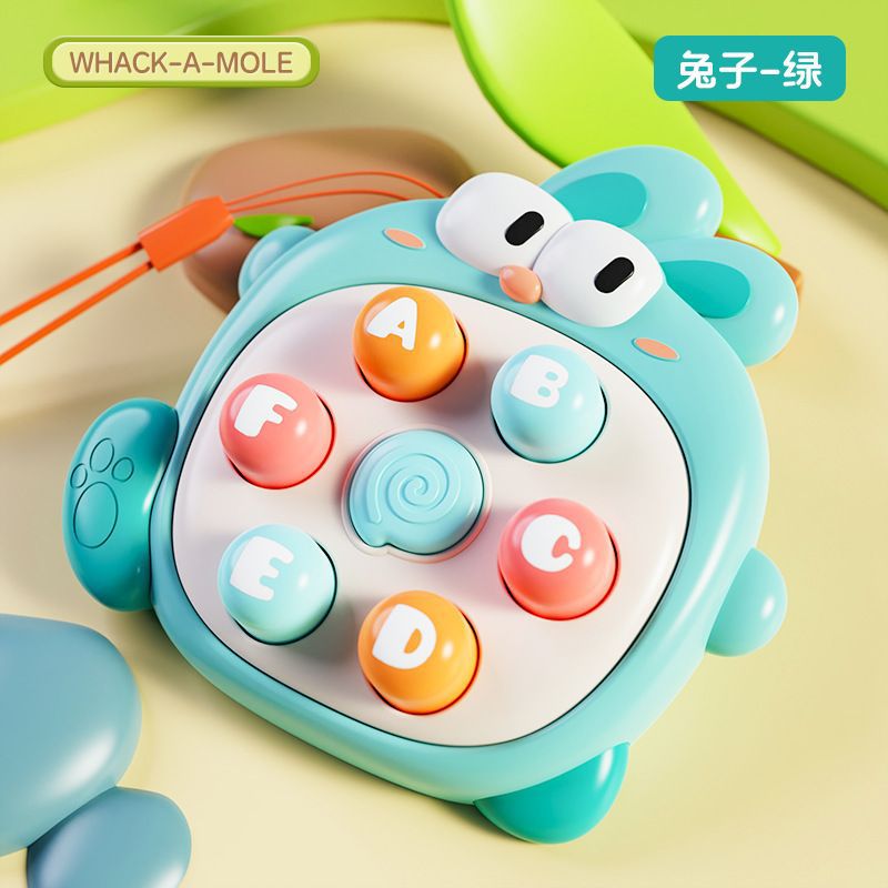 Mini handheld whack-a-mole game, a fun and educational finger toy for babies and toddlers, suitable for both boys and girls