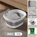Wavy square [with lid] elegant grey + mugwort sachet 30-pack