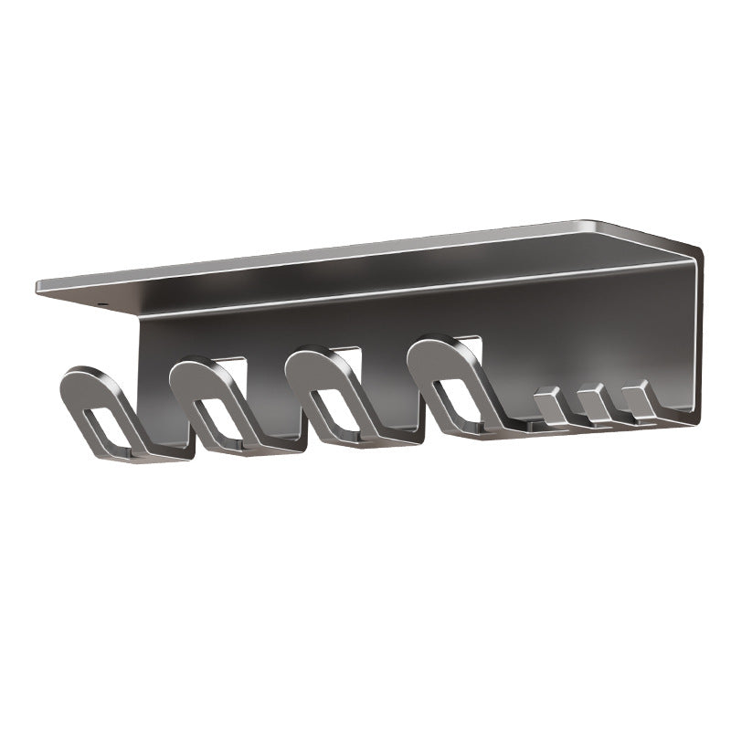 Bathroom toothbrush cup storage rack wall-mounted punch-free toothbrush holder toothbrush cup mouthwash cup toothbrush hanging rack wall-mounted