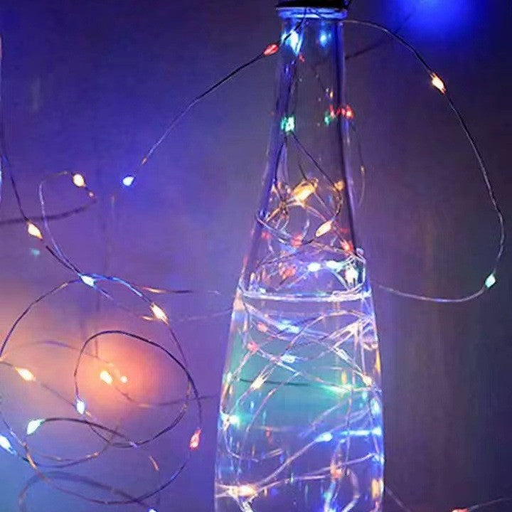 LED light string USB flash small colorful lights Gypsy light with light strip Copper wire atmosphere Birthday gift Christmas decoration