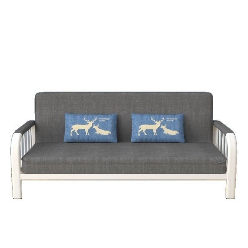 Small apartment sofa bed, convertible sofa bed, foldable sofa bed, economical and simple fabric sofa for the living room