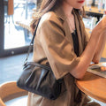 New arrival casual women's bag with first-layer cowhide, shoulder cross-body medium bag, women's handbag, large capacity three shoulder straps