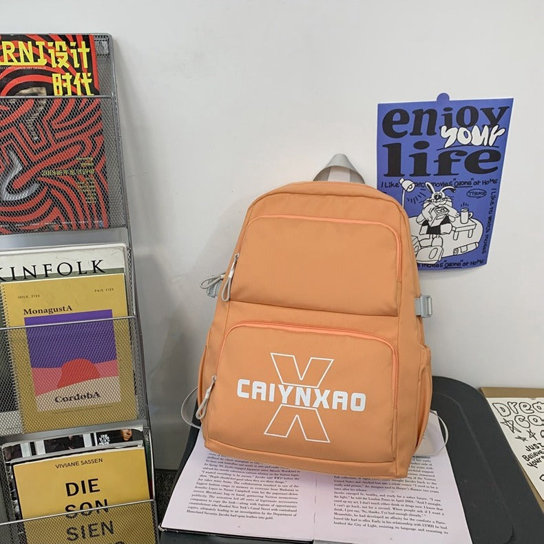 New Korean version of sweet college style versatile backpack small fresh Mori girl cute student schoolbag backpack