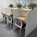 Self-study table immersive shared postgraduate entrance examination study table office desk employee seat certification table self-study room partition office desk