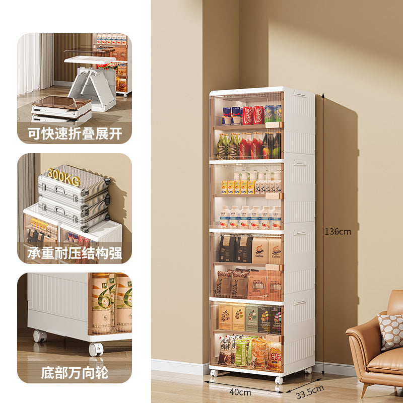Household snack storage cabinets, dormitory good objects, artifacts, toys, living room space utilization, removable storage boxes under the table