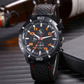 28029 new wish export sports silicone fashion racing business quartz men's watch wholesale