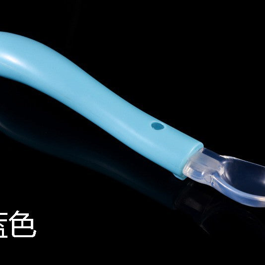 Directly from the manufacturer Child feeding tableware, baby silicone spoon, baby soft head spoon, baby spoon
