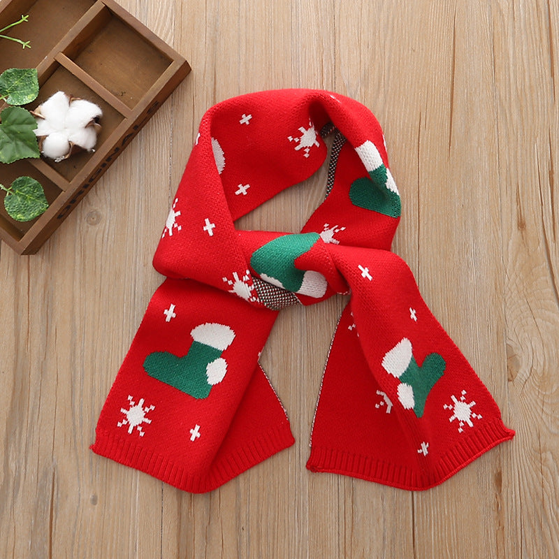 Kids' scarf - new  winter collection - baby christmas gift - knitted wool scarf - warm, thickened scarf for boys and girls