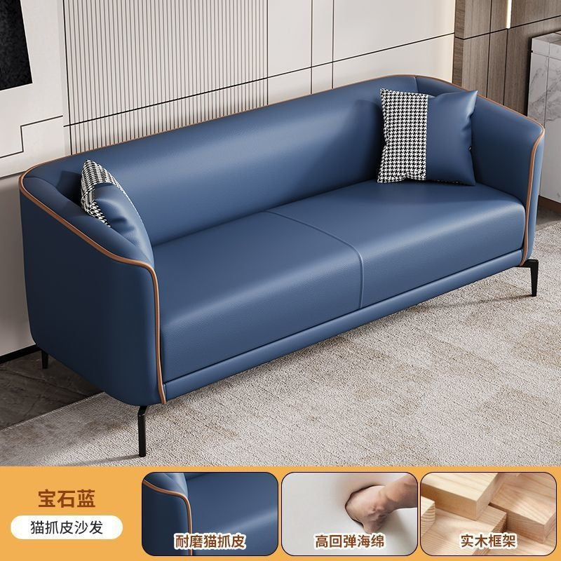 Sofa small apartment rental living room casual modern apartment durable double small sofa three-seater bedroom room
