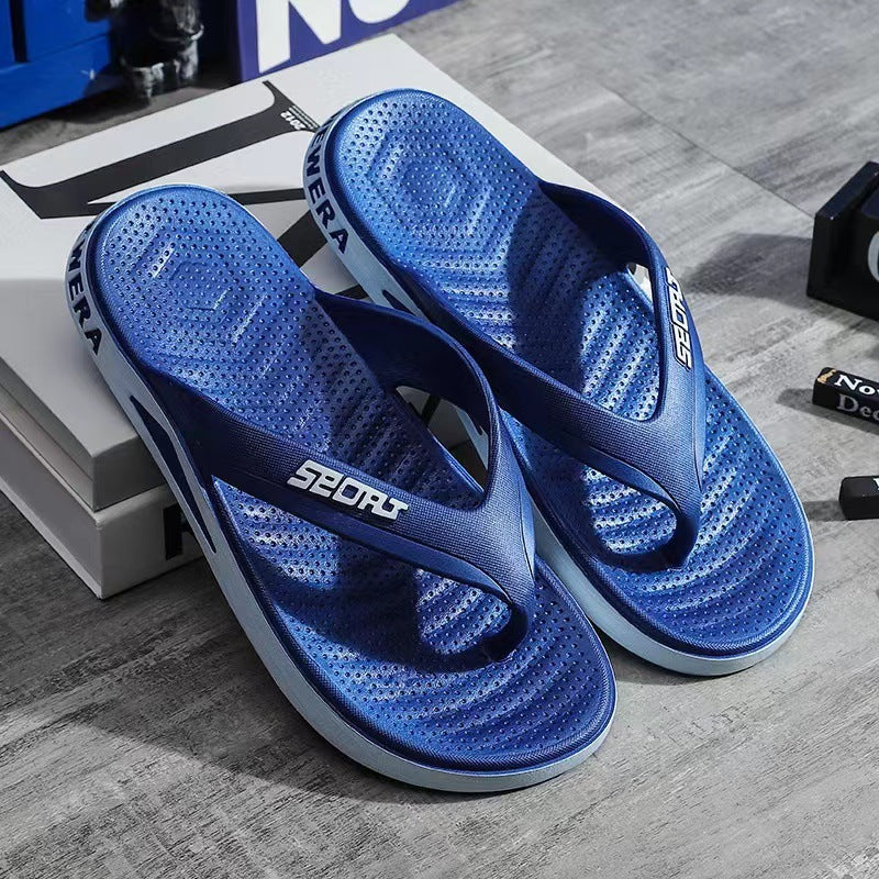 New casual flip-flops men's outwear non-slipfashioncasual flip-flops men's breathable beach sandals wholesale