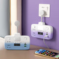 Timer socket power supply automatic power off reservation switch socket countdown protector usb row plug socket board