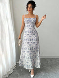 european and american summer new arrivals: french chic elegant camisole dress