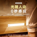 Smart motion sensor light - automatic sound & light control for stairways, hallways, wardrobes, cabinets - night light with wireless charging (led)