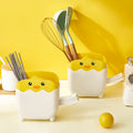 Chopstick holder divided chopstick cage drain rack storage rack holder for home chopstick holder kitchen chopstick cage knife holder all-in-one storage box