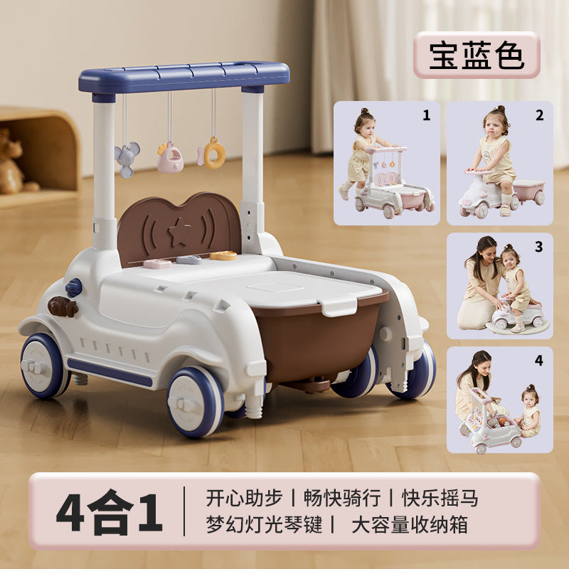 Flexible Smooth Body Enhanced Load Bearing Lighting Music Hidden Storage Boxes Free Turning Children's Toys