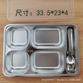 Here are a few options, depending on the specific nuance you want to convey:  **option 1 (focus on premium quality):**  "premium stainless steel dinner plates for home use - 304 stainless steel divided plates, perfect for cafeterias and serving dishes."