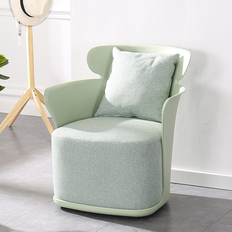 Influencer-approved creative home nordic light luxury single sofa chair, casual seating, small apartment living room backrest armchair