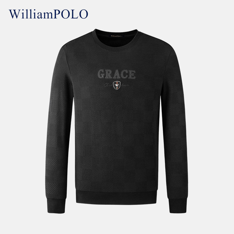 Emperor Paul Sweater Men's Autumn New Crew Neck Pullover Bottom Shirt Fashion Casual Long Sleeve T-Shirt Men's Sweater