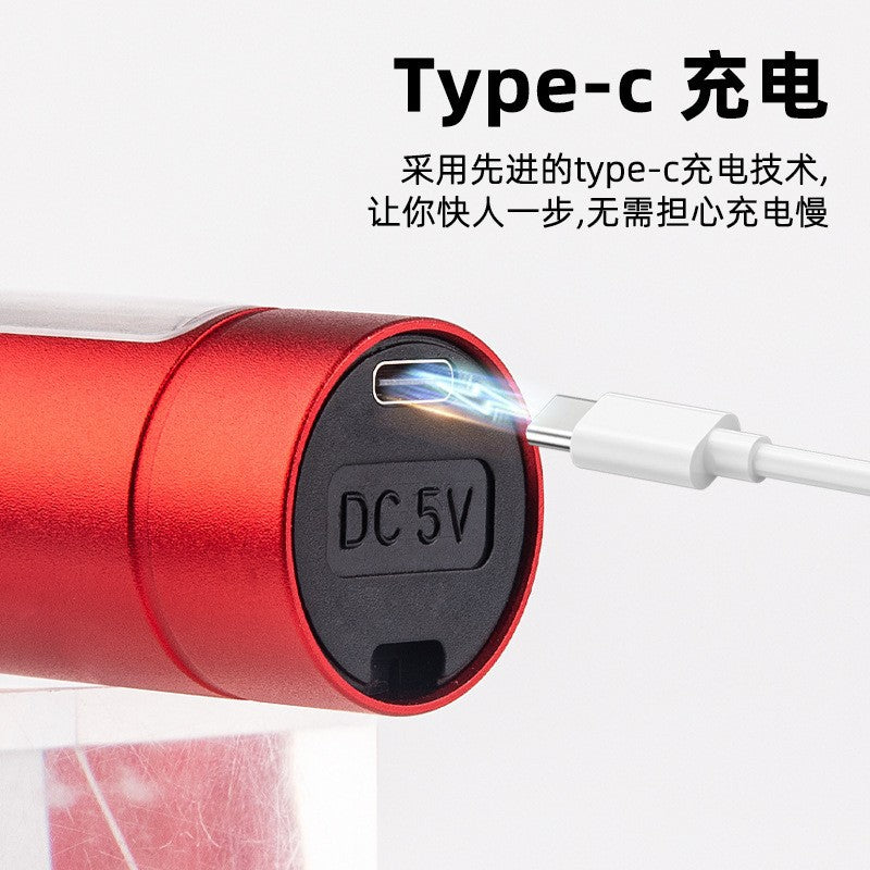 Cross-border security broken window flashlight charging long-range long-range battery life strong light explosion-proof portable mini cob side light flashlight