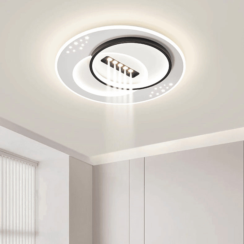 LED intelligent voice living room light ceiling light bedroom light dining room light eye protection modern simple lighting whole house combination