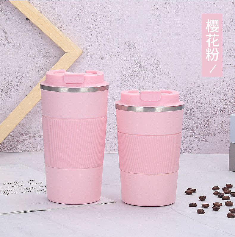 New 304 stainless steel coffee mug - portable, office desk thermos, outdoor travel tumbler, car cup - wholesale