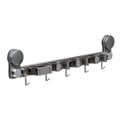 Suction cup mop wall hanging clip punch-free wall hanging broom mop for home bathroom bathroom strong fixed rack hook