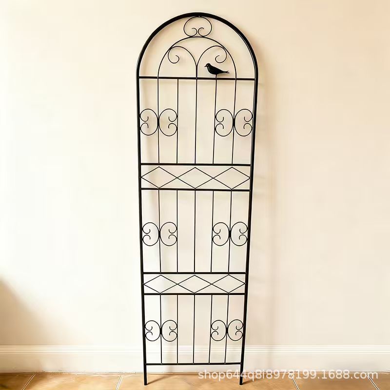 Clematis pergola rose rose planting garden fence outdoor flower stand support pole iron plant climbing frame