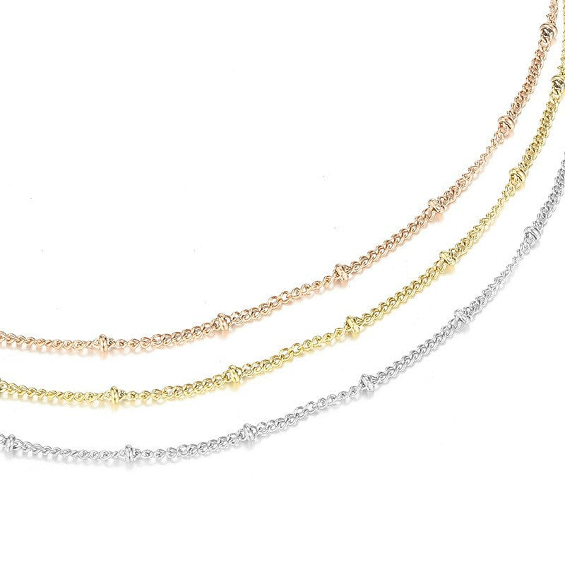 European and american cross-border jewelry: minimalist fashion short necklace, versatile and trendy street style choker