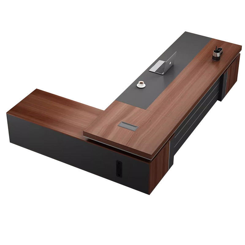 Atmospheric boss table Double cabinet President's desk Large class supervisor desk manager Office desk and chair combination furniture