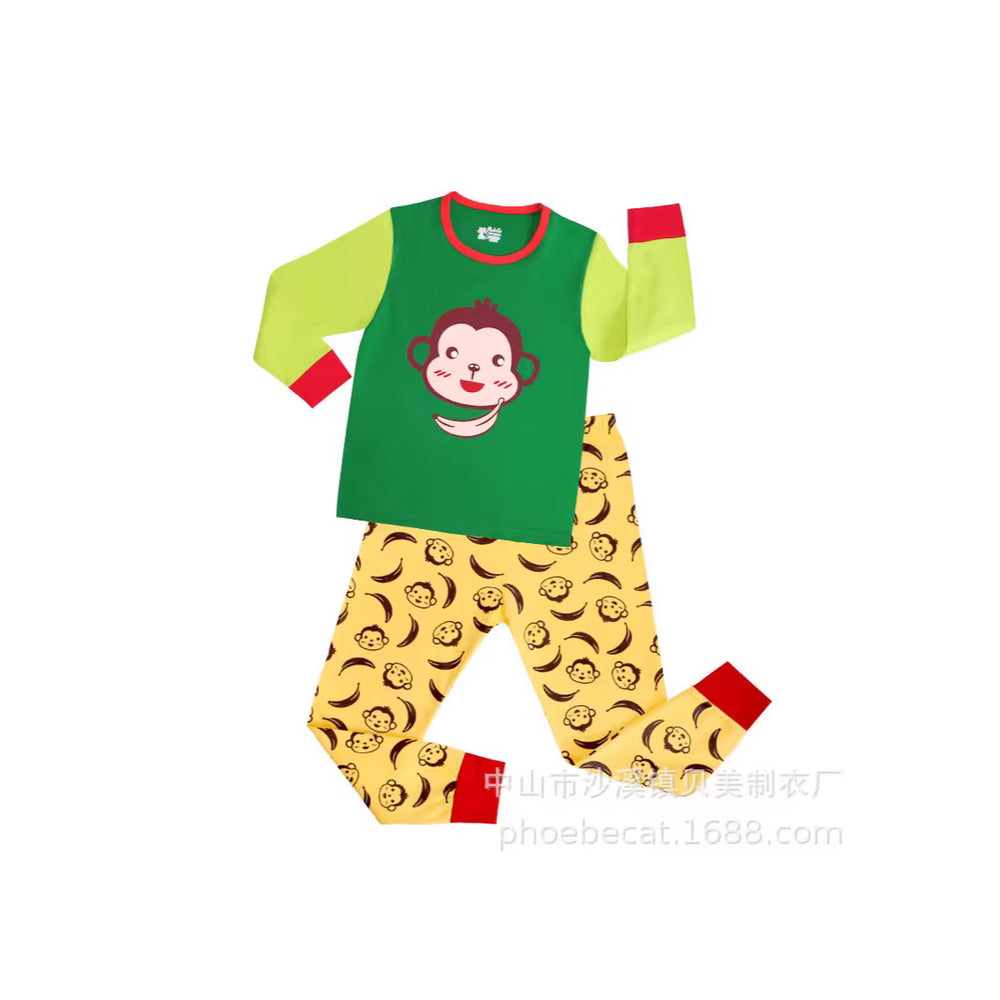 Kids' pajama set - autumn boys' a-grade pure cotton - toddler & child home wear two-piece set - boys'  collection