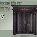 Zinc alloy villa door double door courtyard door entrance double door rural self-built house security door for home entrance door