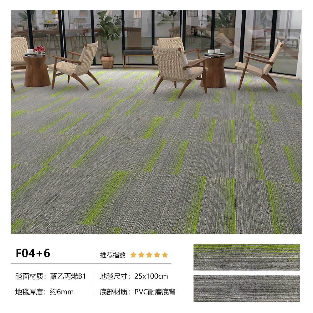 Ready-to-ship, b1 fire-rated carpet tiles for office, grade a commercial buildings, hotels, and retail spaces. spliceable, sound-absorbing, wear-resistant, and non-slip