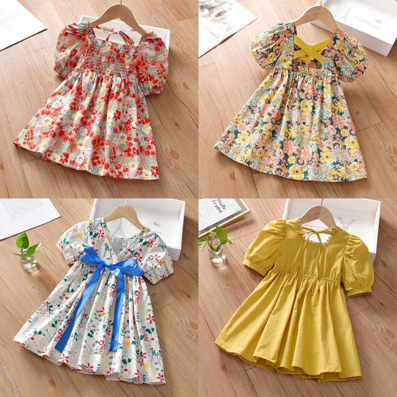 Girls' dresses: new summer  collection - stylish princess dresses for kids, trendy korean style baby dresses, and popular online styles
