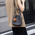 New arrivalniche style vegetable basket classyfashiontrendysatchel crossbody bag first layer cowhide bucket bag casual practical
