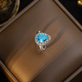 Tz-8019 silver ring