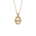 popular fashion elegant full diamond cylindrical inlaid zircon necklace accessible luxury women's easiest for matchelegantcasual clavicle chain jewelry