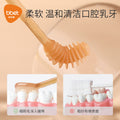 Babibear newborn toothbrush infant milk teeth 0-1 years old silicone oral cleaner tongue cleaner handy gadget
