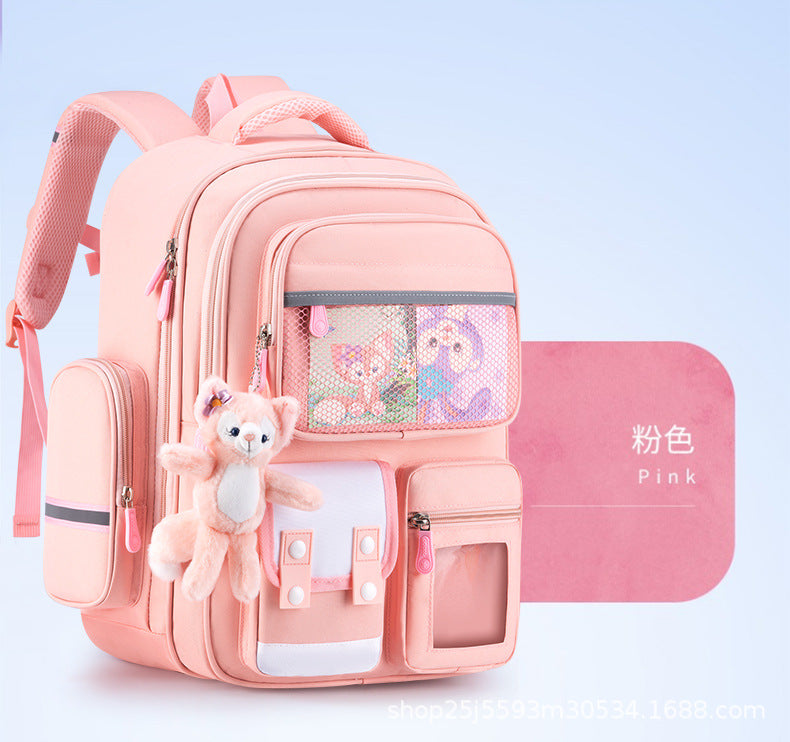 Shaodong new primary school bag children's schoolbag 1-3-6 grade backpack  wholesale schoolbag