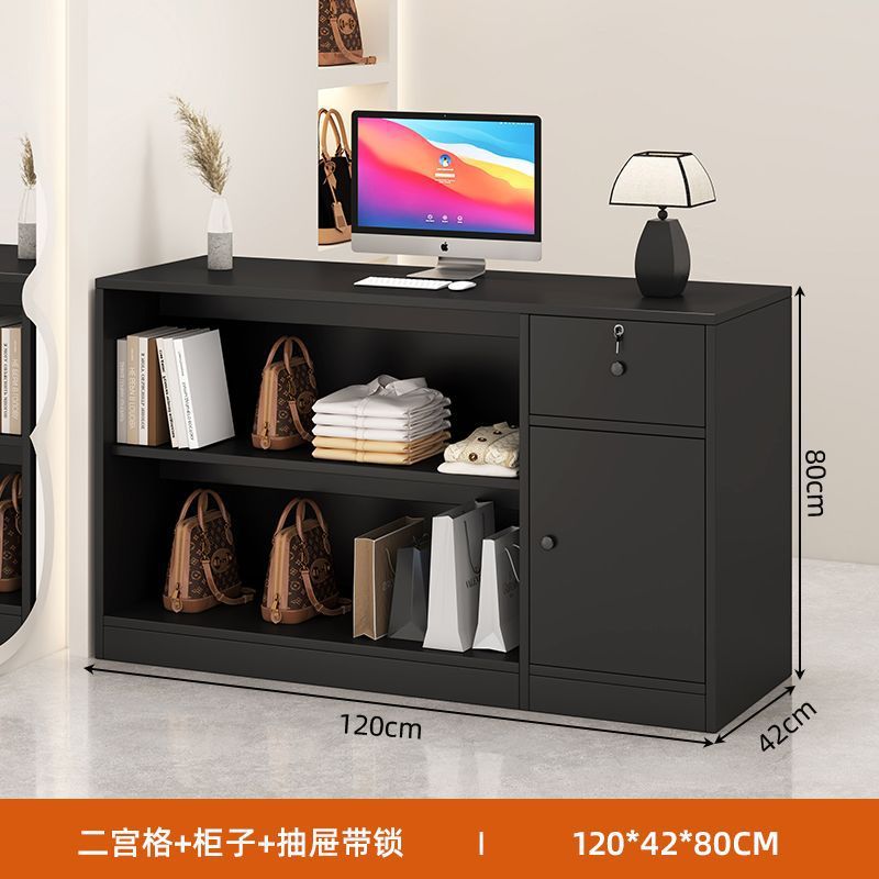 Bar counter, cashier counter, small casual modern convenience store, milk tea shop, reception desk, hair salon, clothing store counter, front desk