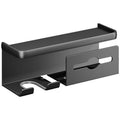 Bathroom cosmetic storage rack hair dryer holder bathroom gun gray wall-mounted paper towel storage rack hair dryer